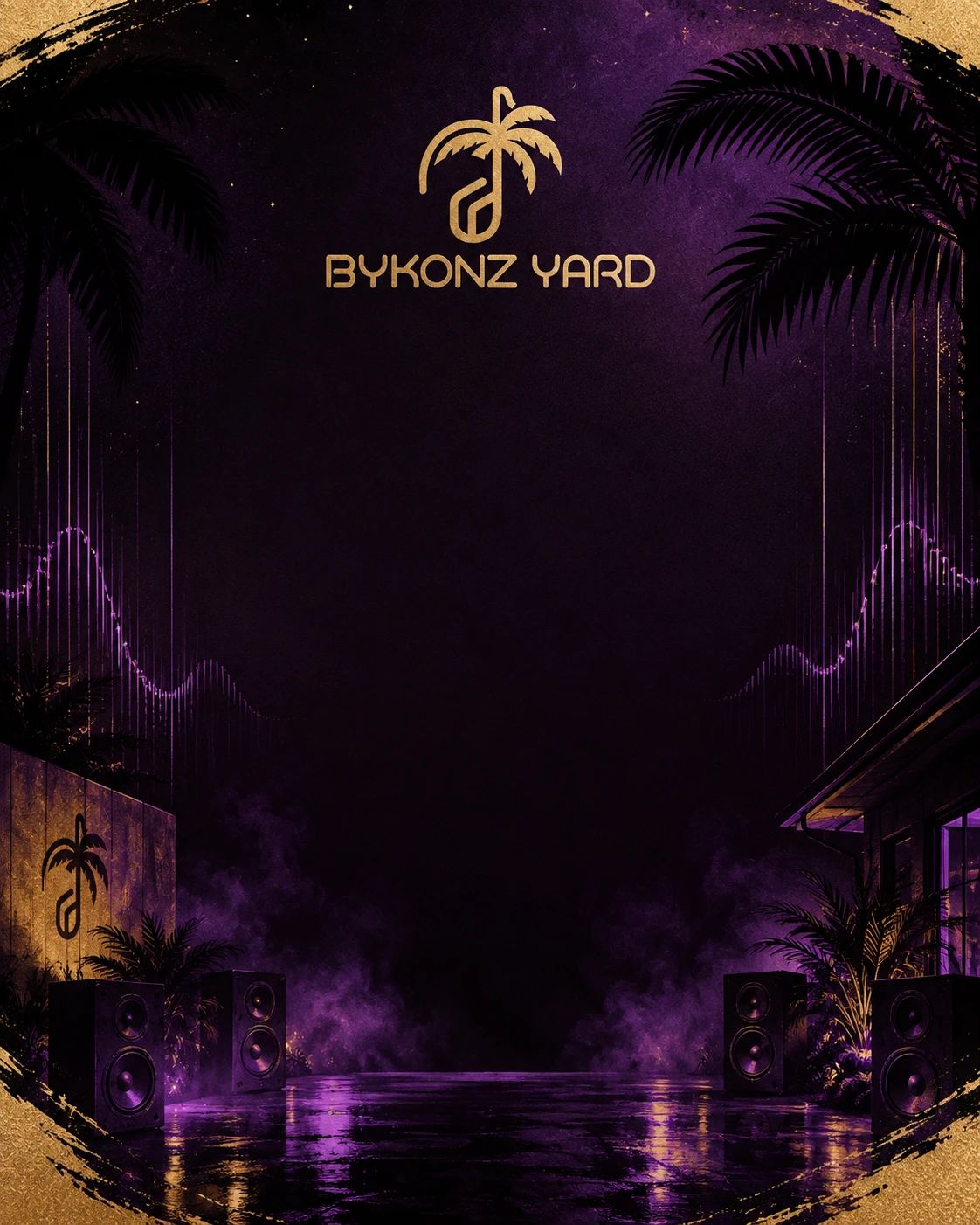 The flyer base with the gold palm mark at the top