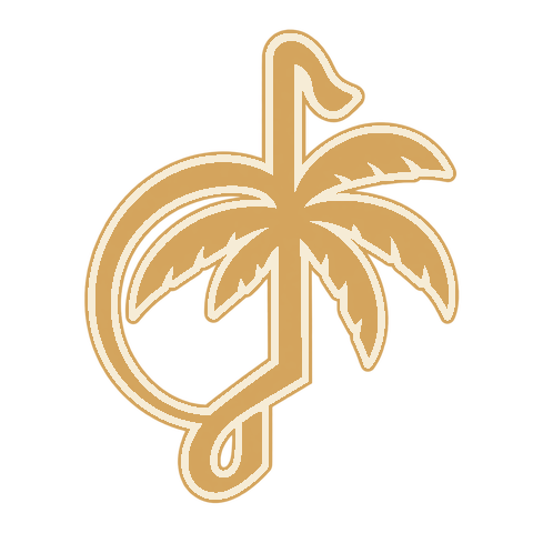 Gold palm-note emblem